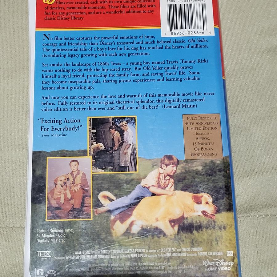 Old Yeller - 40th Anniversary Fully Restored Limited Edition alt 2