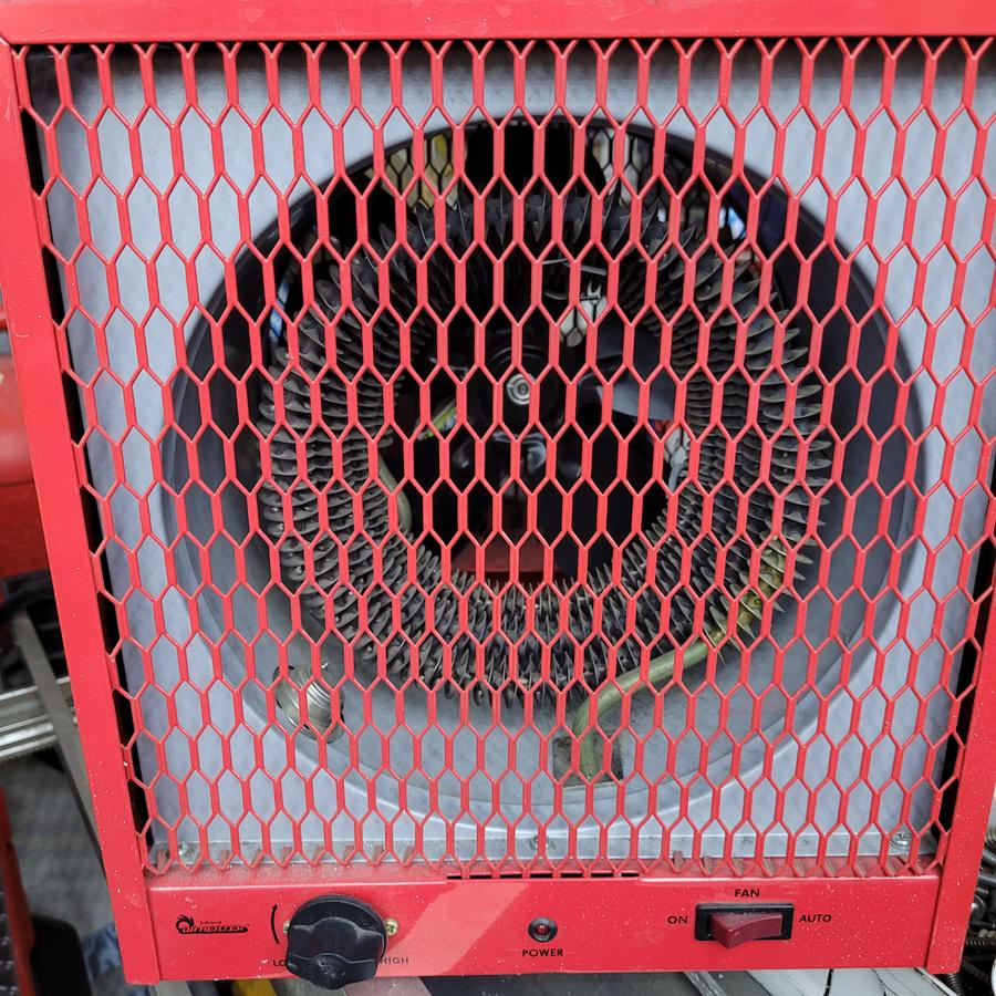 Red Portable Electric Space Heater